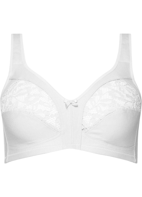 Naturana Cotton Rich Wide Strap Bra